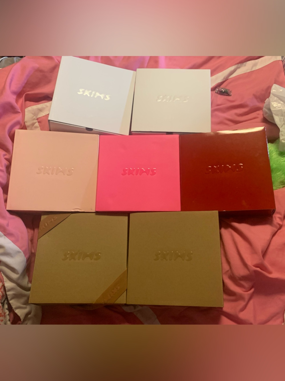 7 SKIMS Assorted Logo Gift Boxes